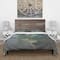 Designart 'Fresh leaves I' Cottage Bedding Set - Duvet Cover & Shams
